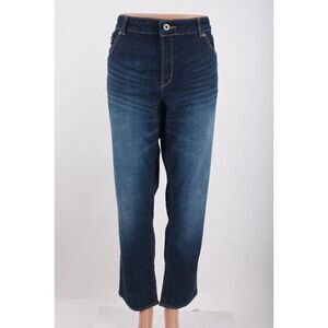 Levi's Girls Jeans Size 18.5 Plus Blue Slim Straight adjustable waist NWT